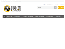 Tablet Screenshot of dualcom.co.nz
